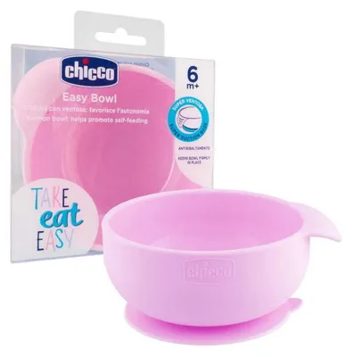 Produktbild von Chicco 00010221100000, Kleinkind-Schale, Pink, Silikon, Junge/Mädchen, 0,5 Jahr(e)