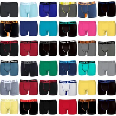 Produktbild von FREEGUN Boxershorts Jungen Baumwolle, 3er-Pack, SchwarzMLT (14/16Jahre)