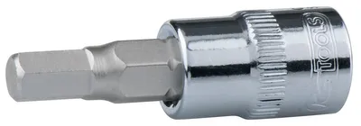 Produktbild von KS Tools 918.3963, 1 Stück(e), Sechskant (imperial), 3/16, Chrom-Vanadium-Stahl, 50 mm, 43 g