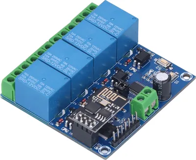 Image de WiFi Relay Module 4 Channel Phone APP Remote Control Switch for Smart Home System ESP826612V
