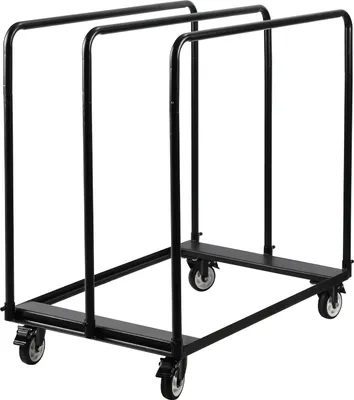 Produktbild von Jayseuw Plattenkarren mit 4 Universalrad bis 680 kg, Plattenwagen zum Transport von Trockenbauwänden, Holz- und Gipskartonplatten, Fenstern u.v.m