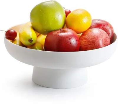 Produktbild von Kunststoffrunde weiße Früchteform für eine stilvolle Präsentation