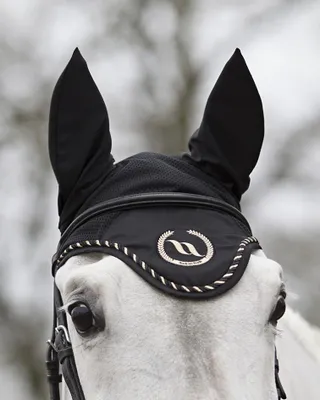 Image de Back on Track bonnet anti-mouches Taye noir, taille:Full