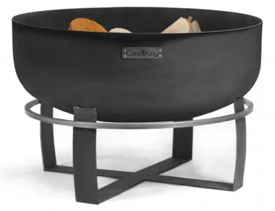 Ein Gartenmöbel.Zubehör_Sonstiges.Feuerschalen_Grills im Maß 60 x 52 x 60 aus Stahl. Farbe Schwarz