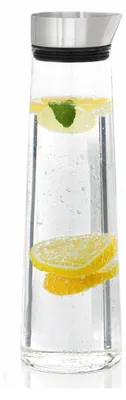 Produktbild von Blomus ACQUA, Karaffe, 1,5 l, Transparent, Glas, Edelstahl, Rund, Silikon