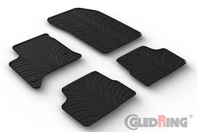 Image de Tapis de voiture en caoutchouc Gledring Fiat 600 2024- (hybride)