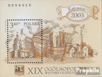 Produktbild von Briefmarken Polen 2003 Mi Block157A (kompl.Ausg.) postfrisch Briefmarkenausstellung