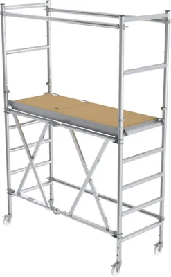 Produktbild von Guenzburger Steigtechnik Klappgerüst 0.75 x 1.80 m mitAusbaueinheit Plattformhöhe 1.54 115601