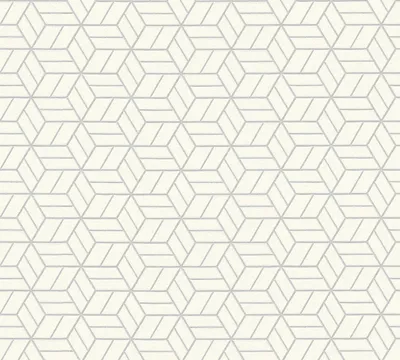 Produktbild von Livingwalls 3D Tapete Metropolitan Stories geometrische Tapete Lizzy London Vliestapete mit Glitzereffekt silber grau weiß 10,05 m x 0,53 m