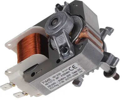 A close-up studio shot of an electric motor.