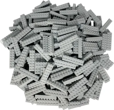 Obrázek produktu pro LEGO® 2x8 kostek Vysoké kostky Světle šedá - 3007 NEW! Množství 200x