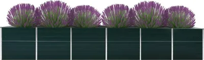 Produktbild von vidaXL Garten-Hochbeet Verzinkter Stahl 480x80x77 cm Grün