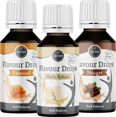 Produktbild von BORCHERS Flavour Drops Probierpaket "Schokolade"