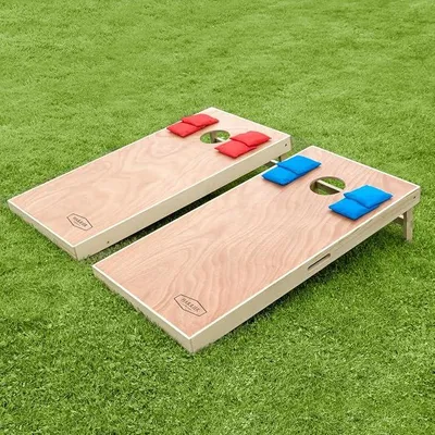 Imagen del producto de Silecomplaza: Juego de Cornhole | Juego para exteriores - Set de Cornhole que incluye tableros de Cornhole, sacos de Cornhole y una bolsa de transporte | Un juego para el jardín | Juegos de verano