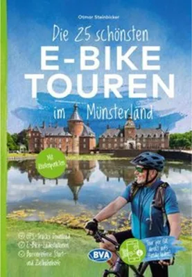 Obrázek produktu pro BVA Die 25 schönsten E-Bike Touren im Münsterland mit Knotenpunkten