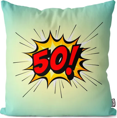 Produktbild von VOID Happy Birthday Cartoon Pop Art Kissenbezug Kissenhülle Sofakissen Kissen Deko Outdoor-Kissen Dekokissen