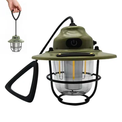 Produktbild von Wiederaufladbare Campinglaterne, 1200 Lumen – Tragbar, für Stromausfälle, USB-Notfall-Taschenlampe für Outdoor-Aktivitäten, Wandern und Camping