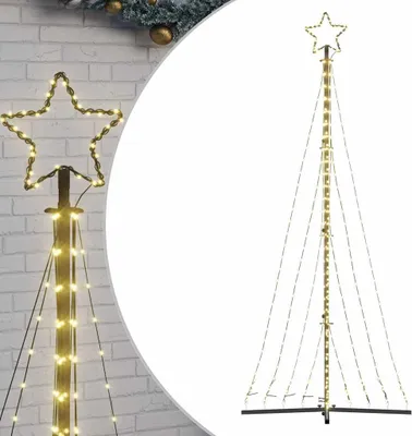 Obrázok produktu pre vidaXL LED vianočný stromček 447 LED teplá biela 250 cm