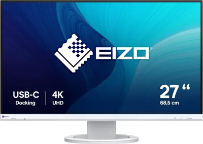 Immagine prodotto di EIZO FlexScan EV2740S Monitor PC 68,6 cm (27") 3840 x 2160 Pixel 4K Ultra HD LCD Bianco