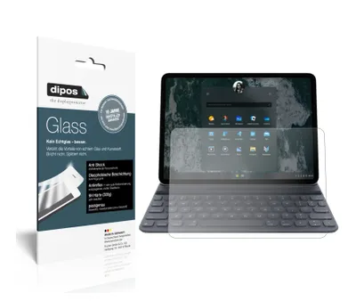 Produktbild von 2x Schutzfolie für Microsoft Surface Pro 7 matt - Anti-Shock 9H Folie dipos Glass Kunststoffglas