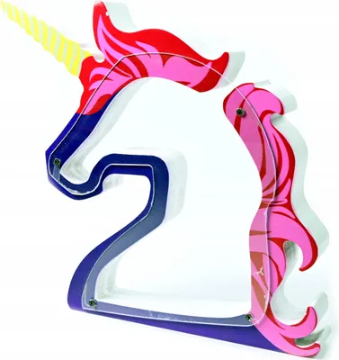 Produktbild von Holz Spardose Einhorn - Sparbüchse Kinder Transparent - Geschenkidee Mädchen 22x23cm