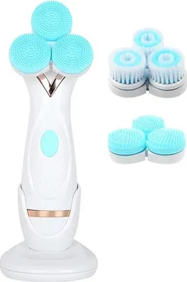 Produktbild von Verk 24163 3D-Akku-Gesichtsreinigungsbürste, blau