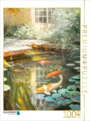 Produktbild von CALVENDO Puzzle Koi | 1000 Teile Lege-Größe 64x48cm Foto-Puzzle für glückliche Stunden