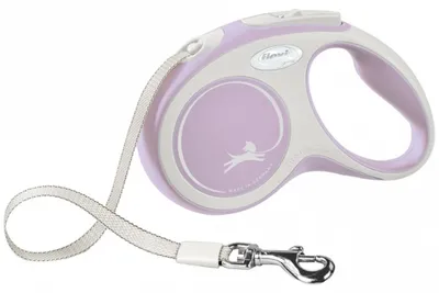 Obrázek produktu pro Flexi New COMFORT, Pes, Zatahovací vodítko, Růžová, Bílá, Páskové, 15 kg, Jednobarevný