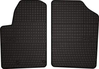 Produktbild von Gummifußmatten passend für Peugeot Partner I (Kombi 1. Reihe, Bj. 1997-2010) –  schwarz, passgenau, mit Befestigungen set 2 Stk. - Gummi-Automatten