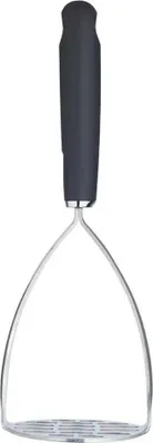Image de MASTERCLASS MCSGNWSSM Pilon de pomme de terre avec poignée de Softgrip, acier inoxydable métallisé