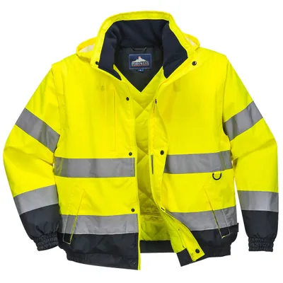 Produktbild von Portwest C468 Warnschutz 2-in-1-Pilotjacke Yellow Gr. XXXL
