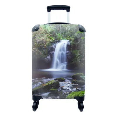 Produktbild von MuchoWow® Koffer Handgepäck Trolley Rollkoffer Kleine Reisekoffer mit 4 Rollen - Wasserfall - Natur - Wasser - Cabin Size < 55x40x23 cm & 55x40x20 cm - Fotokoffer - Kabinenkoffer - Boardgepäck - Reise-Box - Reisekoffer - Reisegepäck - Koffer mit Bild - Trolley für Kinder