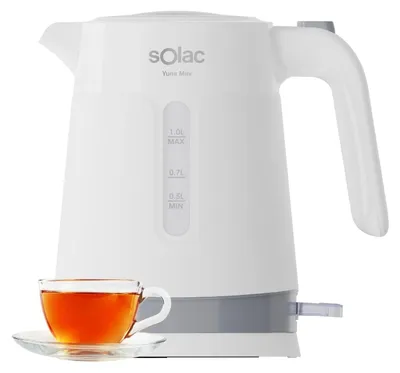 Productafbeelding van Solac Yuna Mini, 1 liter, wit, waterniveau-indicator, draadloos