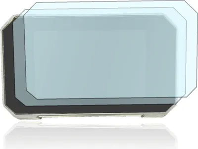 Produktbild von Tachoschutzfolie Displayschutzfolie passend für Suzuki Burgman street EX 1x Ultra Clear / 1x Anti Glare