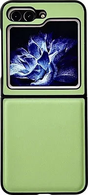 Produktbild von König Design Hülle kompatibel mit Samsung Galaxy Z Flip5 5G Kunststoff Soft Handyhülle - Handy Case Grün