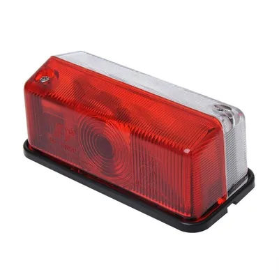 Produktbild von Kfz Umrissleuchte rot/weiß 92x42mm