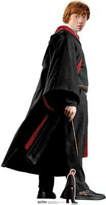 Produktbild von Ron Weasley Harry Potter Hogwarts Uniform Karton Figur 176 cm