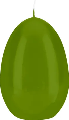 Produktbild von Eikerzen Klarlack Limonegrün 120 x Ø 80 mm, 6 Stück