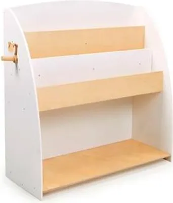 Image de Tender Leaf Bibliothèque Forêt - Bibliothèque en bois pour enfants multicolore