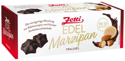 Produktbild von Zetti Edel Marzipan Pralinés 150g