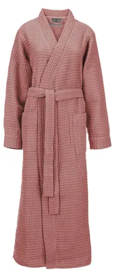 Produktbild von LINNICK Waffel Bademantel Baumwolle - rose - S