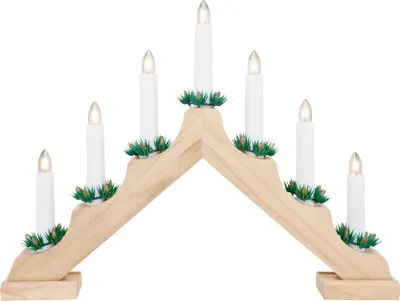 Produktbild von Merxx Leuchter, 7-flammig, Holz, natur, innen, mit nachgewiesener Holzherkunft, 85000-11