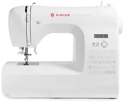 Nähmaschine, 80 Stiche, 6 Knopflöcher, Limited Edition, Metallrahmen, weiß