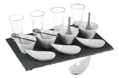 Produktbild von Secret de Gourmet Servierbrett/Amuse/Appetizer - Porzellan