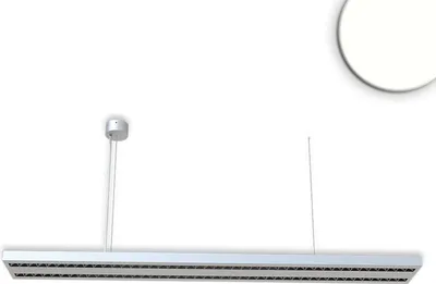 Produktbild von ISOLED LED Hängeleuchte Raster Up+Down, 30+30W, anreihbar, UGR<6, silber, 4000K, 1-10V dimmbar
