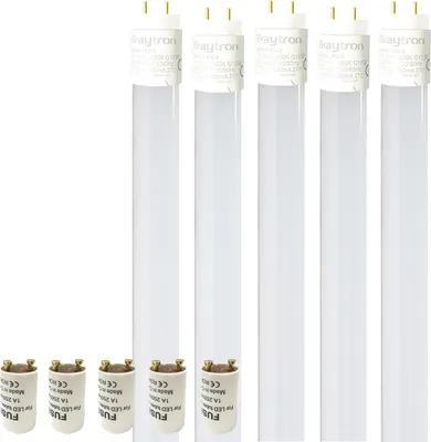 Produktbild von 5x T8 LED Glas Röhre Tube Leuchtstoffröhre inkl. LED Starter 60cm Neutralweiß