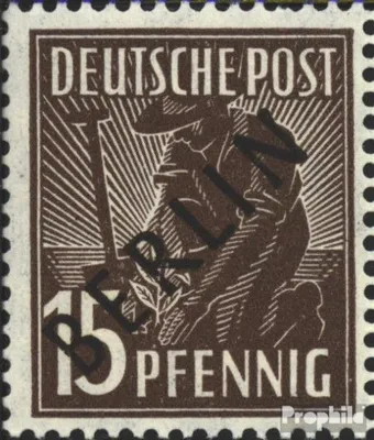 Produktbild von Briefmarken Berlin (West) 1948 Mi 6 gestempelt Schwarzaufdruck