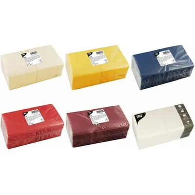 Immagine prodotto di 250 tovaglioli PAPSTAR bianchi a 2 strati 12,5 x12,5 cm