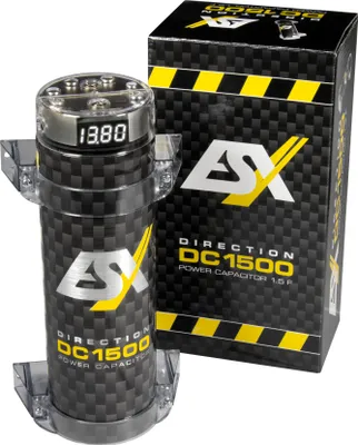 Obrázok produktu pre ESX DC1500, Cylindrický, Jednosmerný prúd, 1 kusov, Čierna, 12 - 16 V, -20 - 60 °C