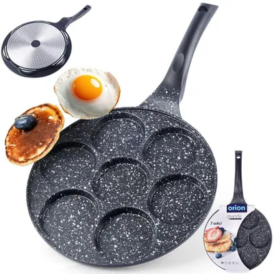 Obrázok produktu pre Nepriľnavá panvica na vajíčka a palacinky, priemer 27 cm